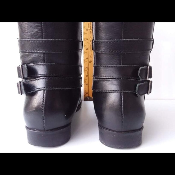Blakely Black Leather Riding Boots 7 wide - Picture 2 of 11